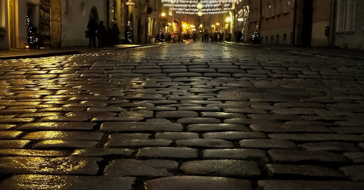 Cobblestone Streets as Cultural Heritage